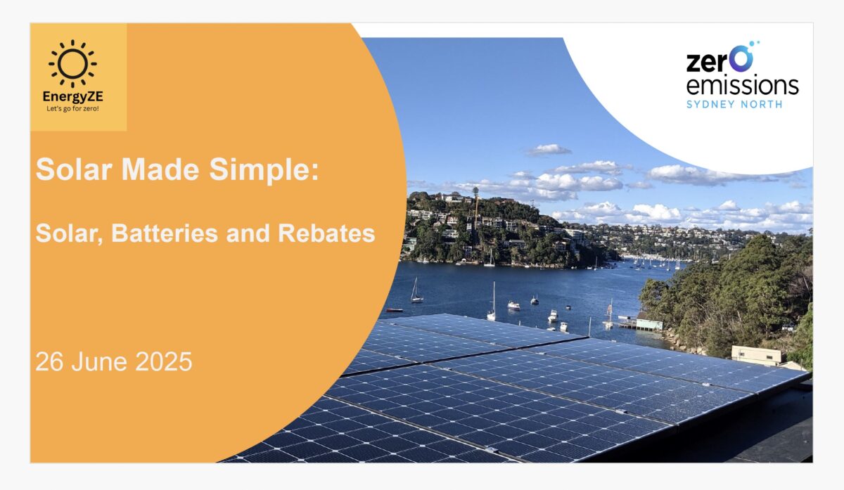 Slides from EnergyZE's Solar Made Simple: Solar, Batteries and Rebates June Webinar