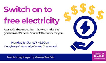Switch on to free electricity. 1 June 2026